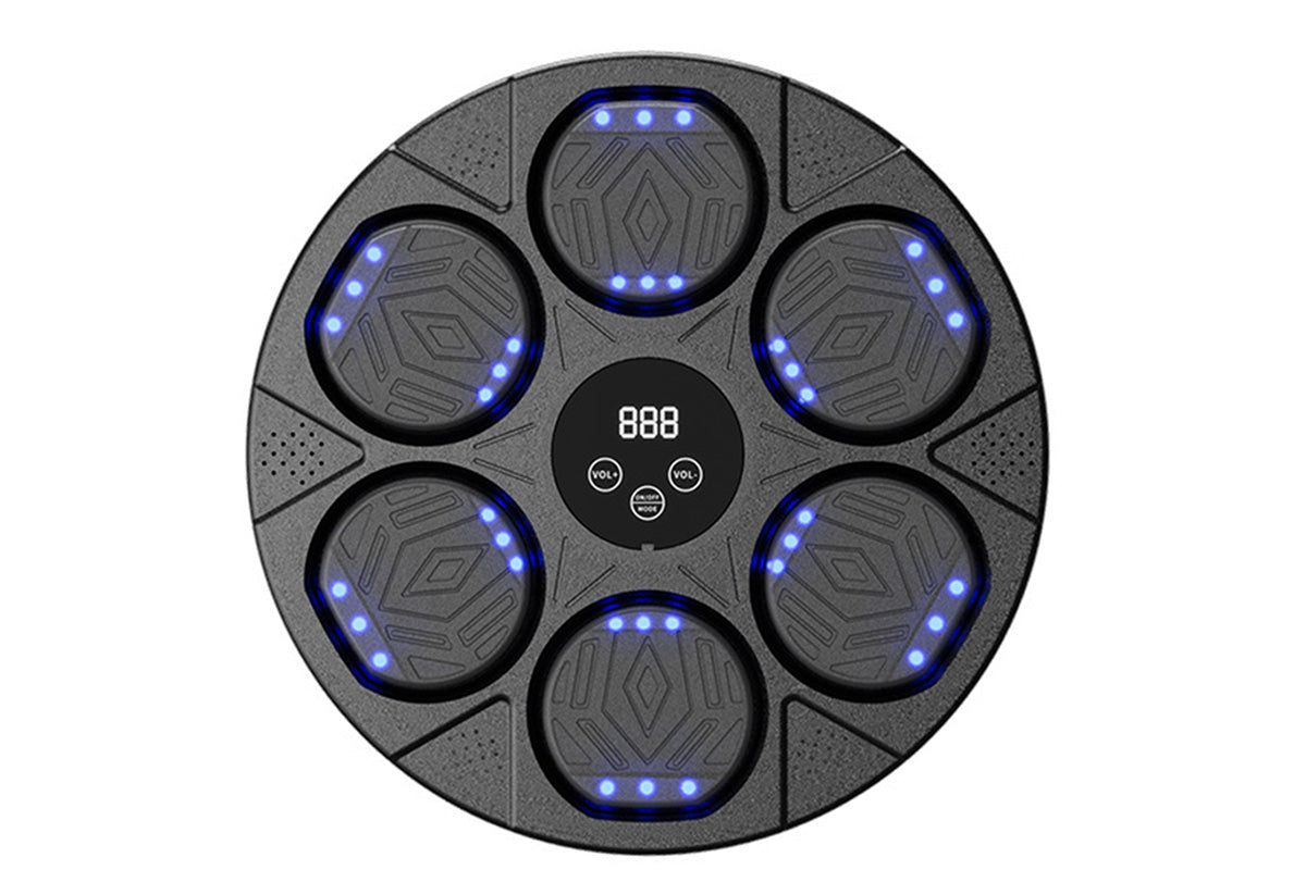 Electric Music Boxing Machine Bluetooth Boxing Training Wall Mount Machine-Black