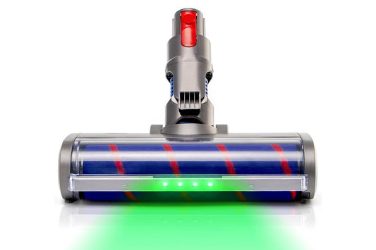 Vacuum Soft Roller Brush Head for Dyson V7 V15 Hardwood Floor Cleaner with LED Light