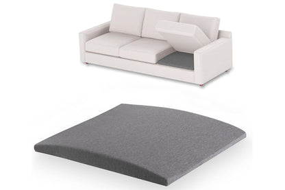 Couch Cushion Support Sagging Seat Curved Foam Sofa Cushion Supporter -Grey