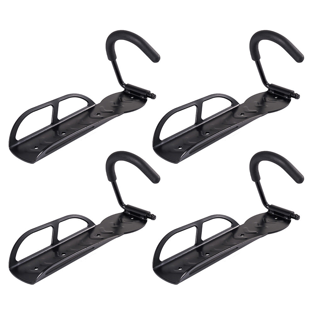4 PCS Adjustable Bike Wall Mount Wall Mounted Bicycle Holder