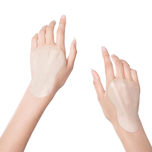 2 Pair of Reusable Hand Anti Wrinkle Patches Silicone Wrinkle Remover Pads for Dry Cracked Hands