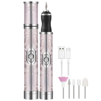 Electric Toe Nail Grinder Pedicure Manicure - Pink