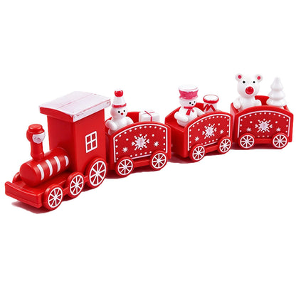 3 Pack Christmas Train Decoration Xmas Tabletop Ornaments