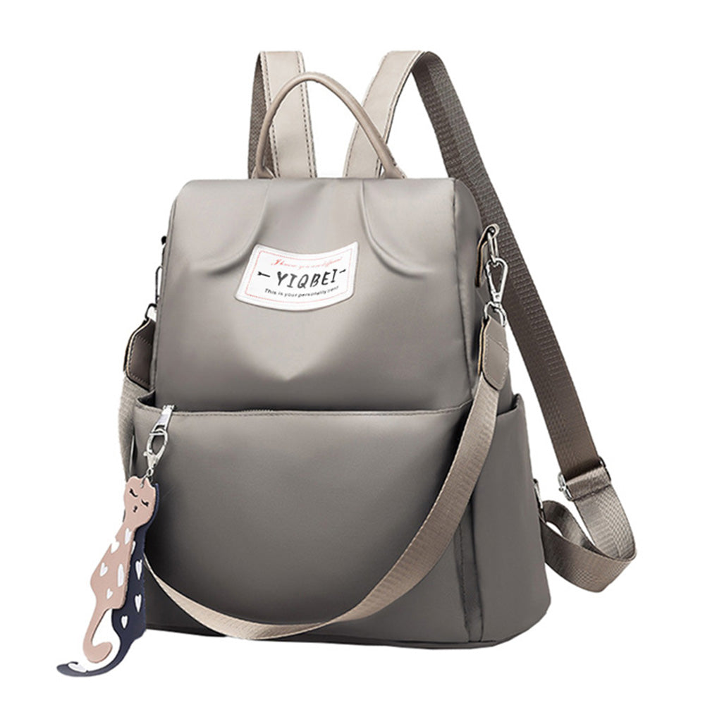 Large Capacity Anti-theft Backpack Multifunctional Travel Bag Khaki