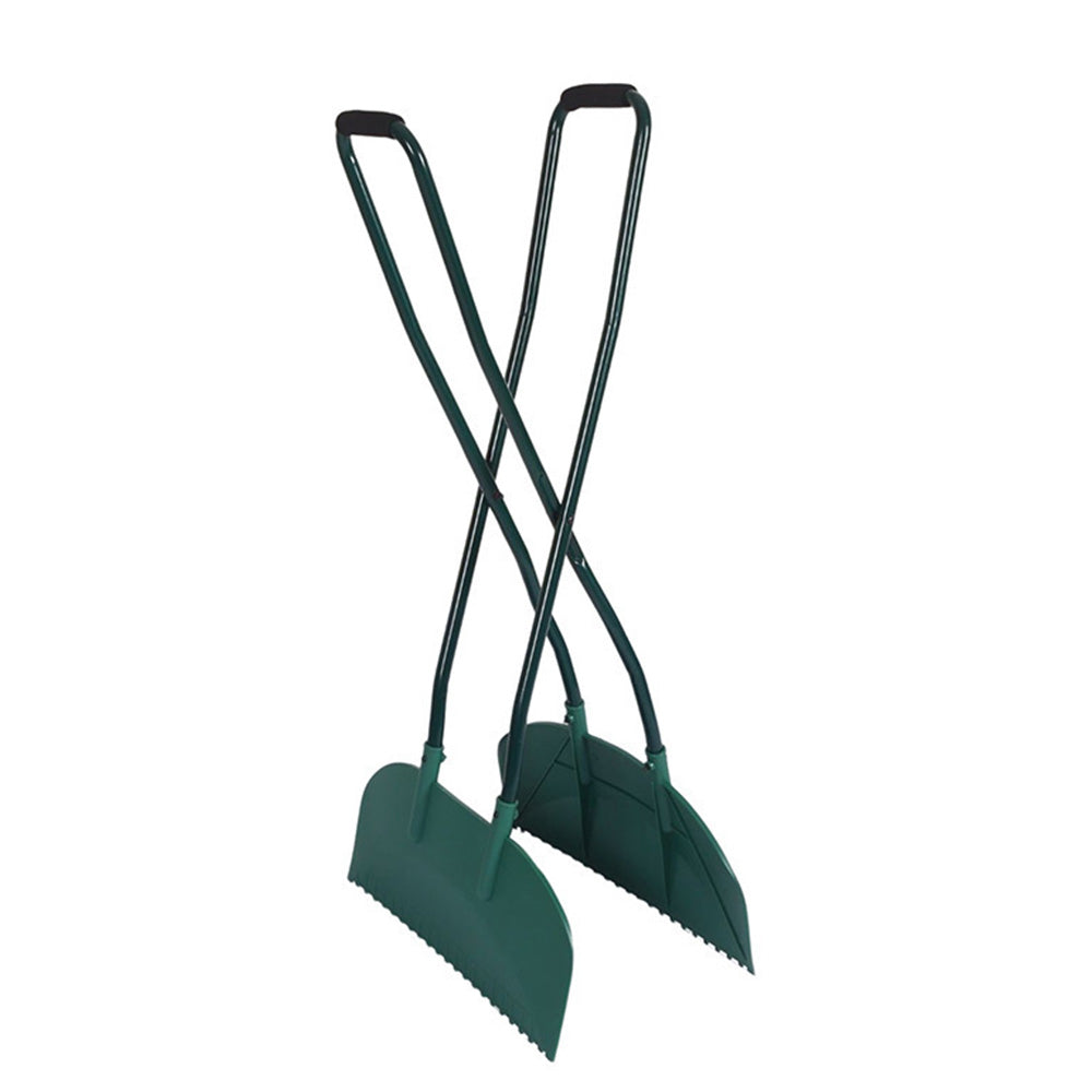 Stainless Steel Wide Leaf Grabber Rake for Garden Lawn
