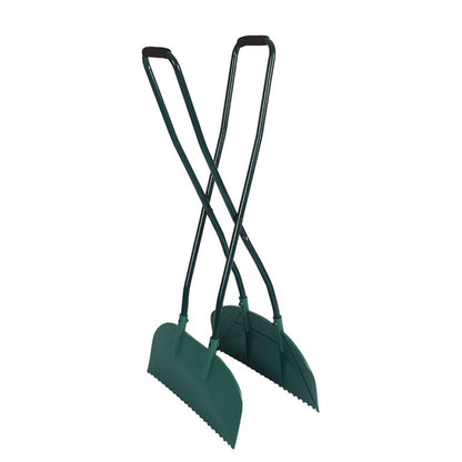 Stainless Steel Wide Leaf Grabber Rake for Garden Lawn