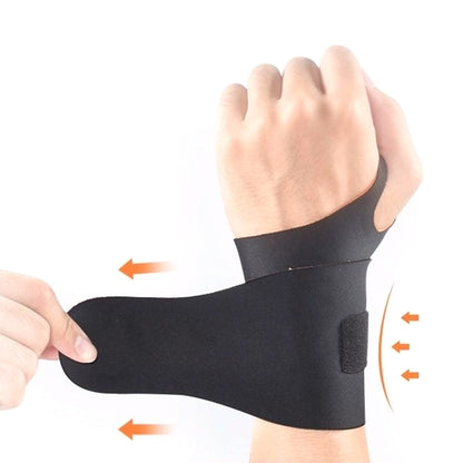 Adjustable Wrist Brace Sports Wrist Support Wrap Black