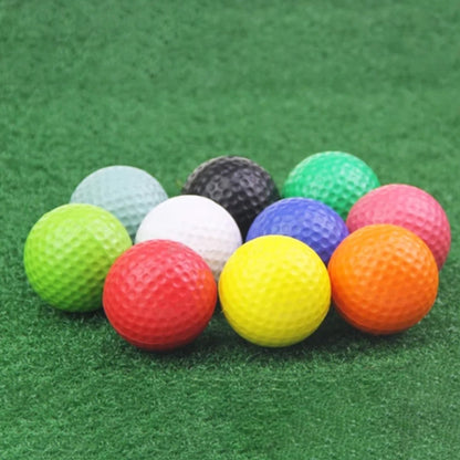 24Pcs Golf Practice Foam Balls 4.2cm PU Sponge Ball for Indoor Outdoor Training