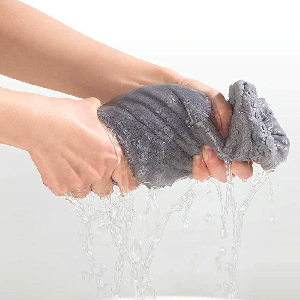 3Pcs Set Microfiber Hair Towels Drying Hair Wrap Turban for Wet Hair