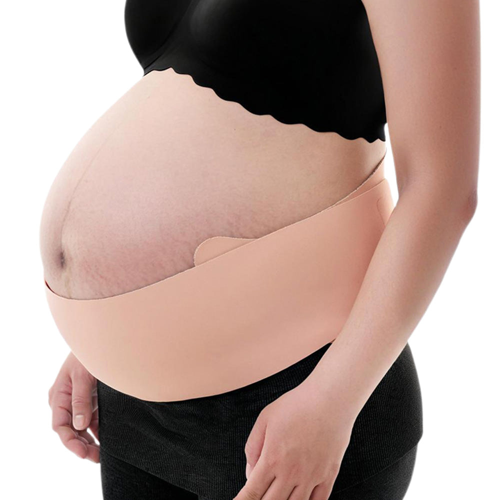 Pregnancy Belly Band One-Piece Invisible Support Belt for Abdomen and Waist Cuticolor