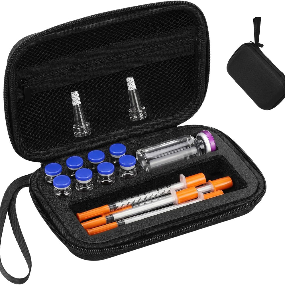Insulin Vial Storage Organizer Case for 3ml 30ml Syringes