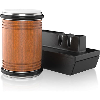 5-in-1 Rolling Knife Sharpener with Angled Support Base Dual-Angle Sharpening Tool for Kitchen Knives Outdoor Blades