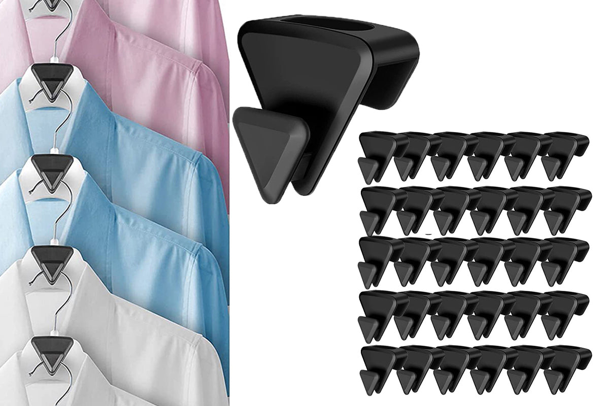 30Pcs Space Saving Hanger Hooks Clothes Hanger Connector Hooks Organizers