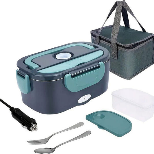 12V Car Portable Food Heating Lunch Box Electric Heater Warmer For Trucks Office