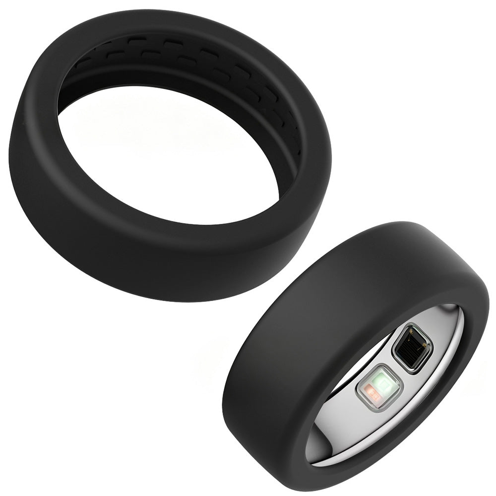 2Piece Ring Covers Compatible with Oura Ring 5-Black