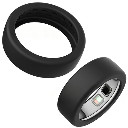 2Piece Ring Covers Compatible with Oura Ring 5-Black