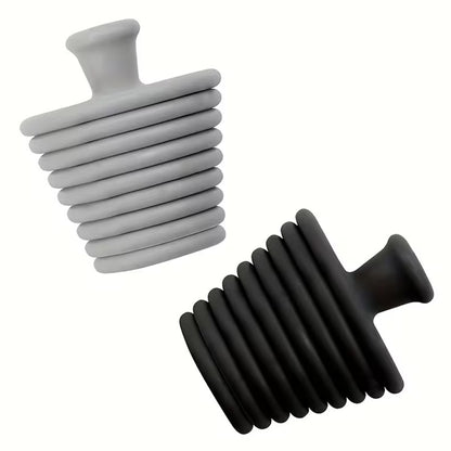 2Pcs Bathtub Drain Stoppers Silicone Shower Drain Cover for Tub and Shower Drain