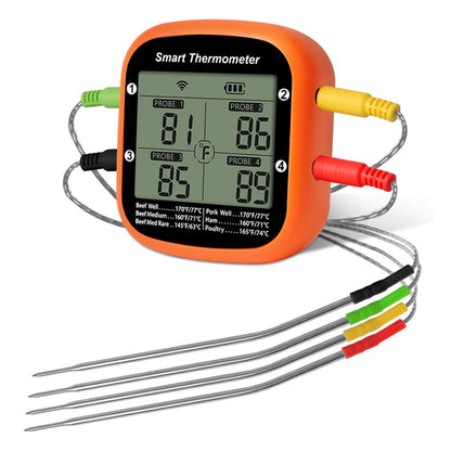 Meat Thermometer Wireless Thermometer for Smoker Oven APP Calibration Temp Graph
