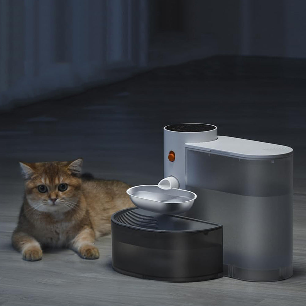 Smart Automatic Pet Water Fountain ¨C Stainless Steel Bowl Rechargeable Dispenser