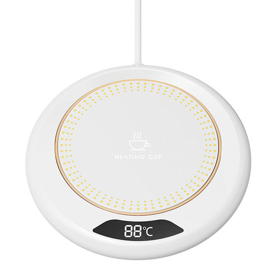 Smart Electric Coffee Mug Warmer 3 Heating Settings Cup Warmer for Coffee Tea Water Milk White