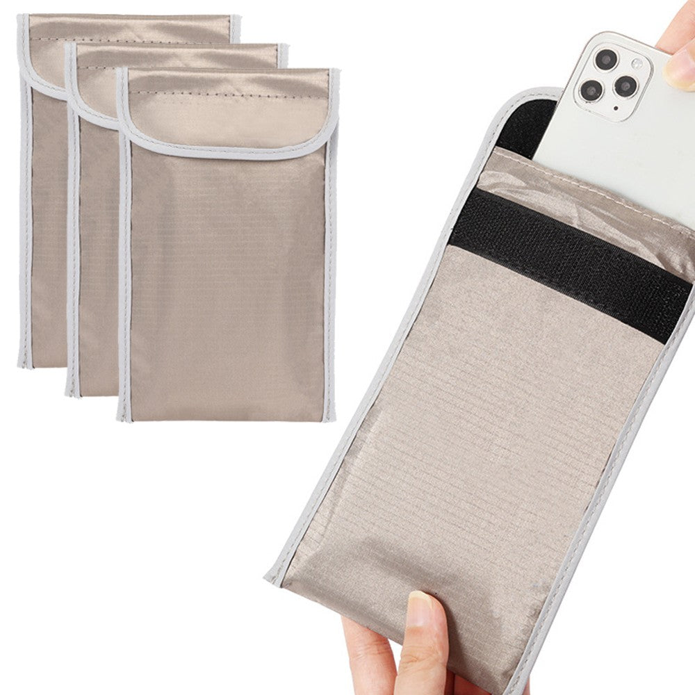 3Pcs Faraday Phone Pouch Jammer Signal Blocker RFID Cell WiFi Faraday Bags