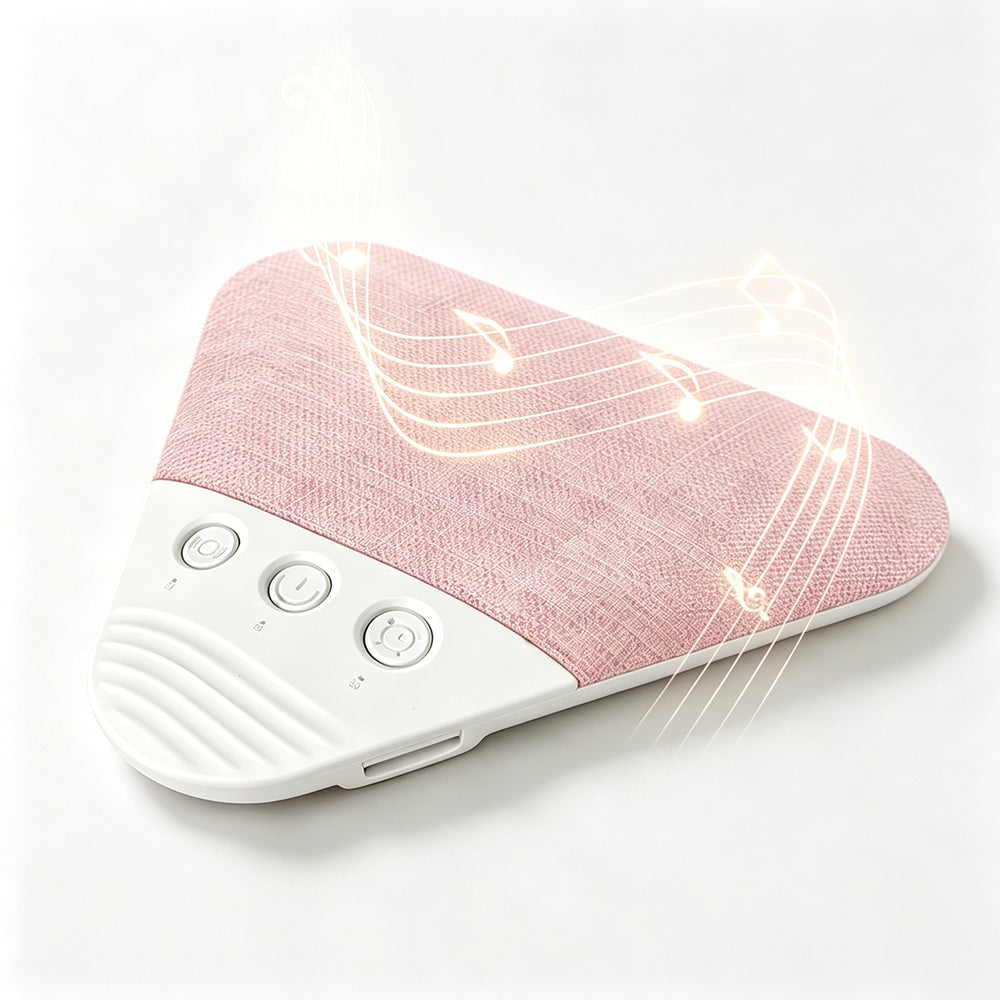 Pillow Speaker Bluetooth Under Pillow Sleep Speaker with White Noise-Pink