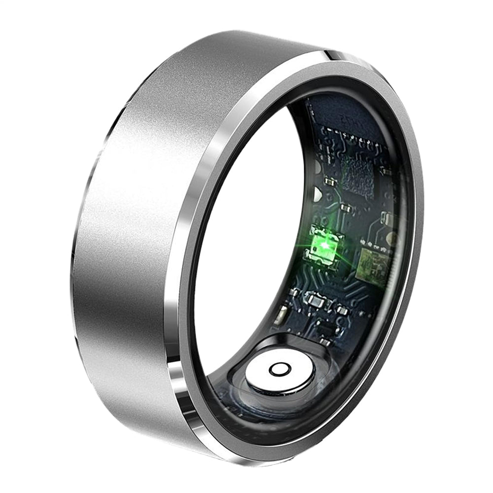 Gesture Control Smart Ring Waterproof Health Tracker - Silver