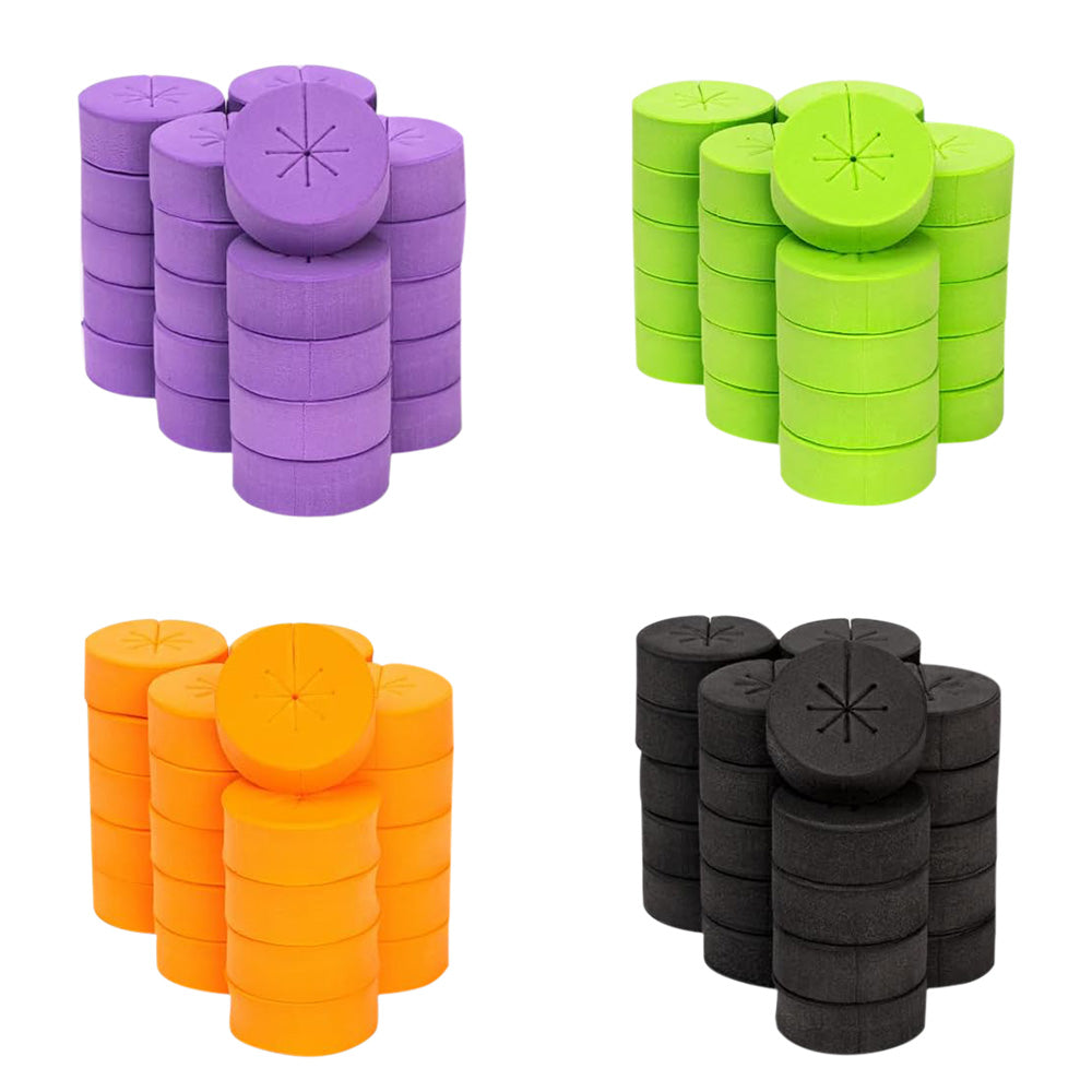 100 Pack EVA Hydroponic Growing Sponge Foam Plugs