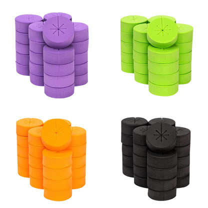 100 Pack EVA Hydroponic Growing Sponge Foam Plugs