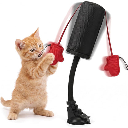 Cat Punching Bag Toy with Suction Cup