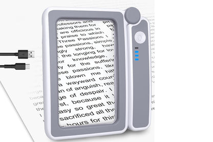 2Pcs 5x Magnifier Magnifying Glass With 10 LEDs Light Reading Gifts For Elderly For Book Christmas Birthday Gifts