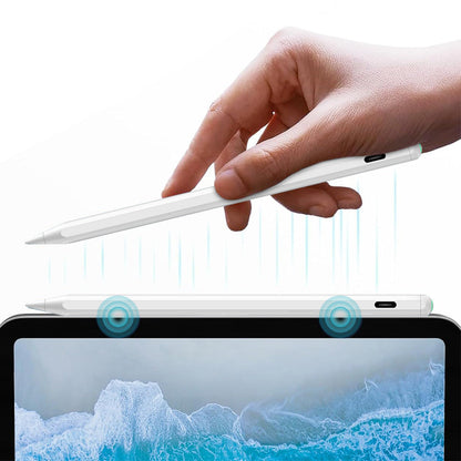 Stylus Pen for iPad 2018 to 2025 with Magnetic Charging Tilt Sensitivity Palm Rejection