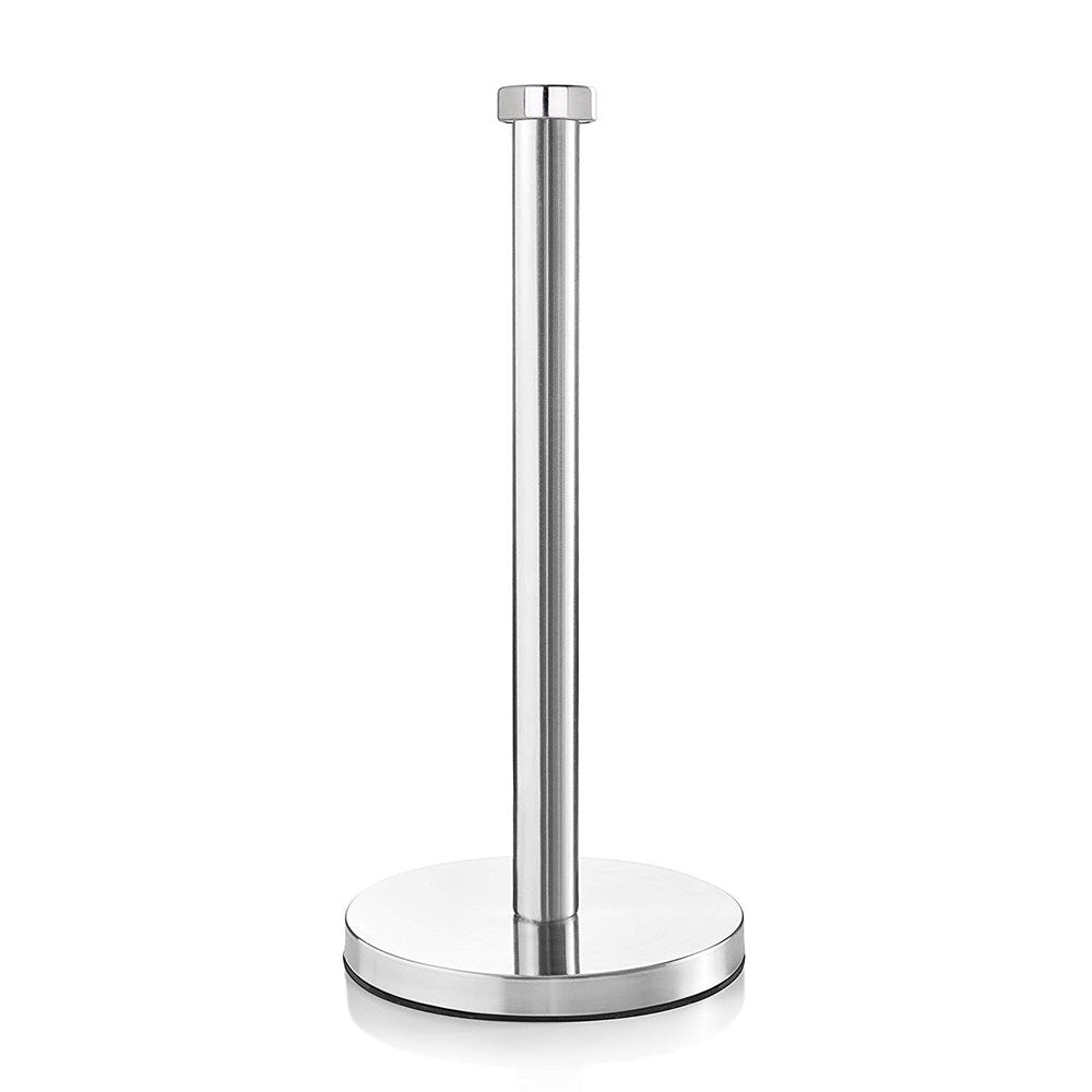 Stainless Steel Countertop Paper Towel Holder - Round Base Flat Top