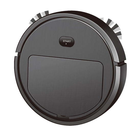 Automatic Smart Sweeping Robot Vacuum Cleaner Dry Wet Floor Mop-Black