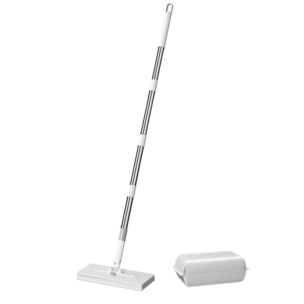 Clip Mop Sweep and Mop Kit for Hardwood Tile Marble and Laminate Floors