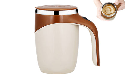 Stainless Automatic Magnetic Stirring Coffee Cup For Coffee Milk Home Office Travel-Coffee
