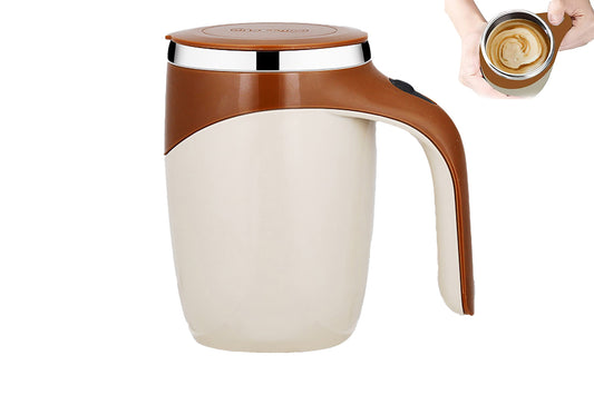 Stainless Automatic Magnetic Stirring Coffee Cup For Coffee Milk Home Office Travel-Coffee