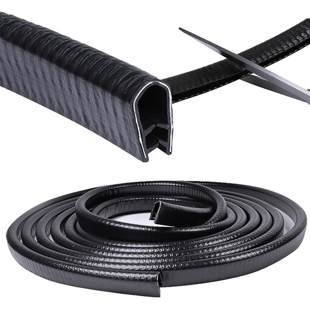 U-Shaped Car Door Seal Strip Edge Protector Weatherstrip Trim