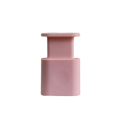 2-in-1 Silicone Charger Protector with Cord Wrap Power Adapter Case for 18W/20W Apple USB-C Charger Pink