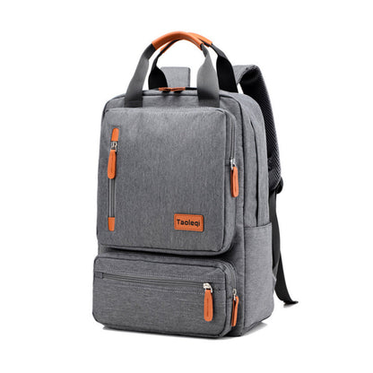 Laptop Backpack Shoulder Bag for Travel School Business Work School Light Gray