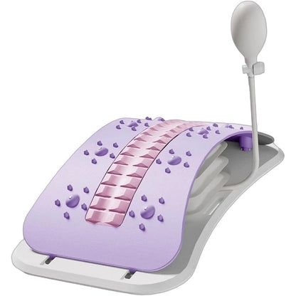 Back Stretcher for Lower Back Pain Relief Back Cracker Board Lumbar Support Board-Purple
