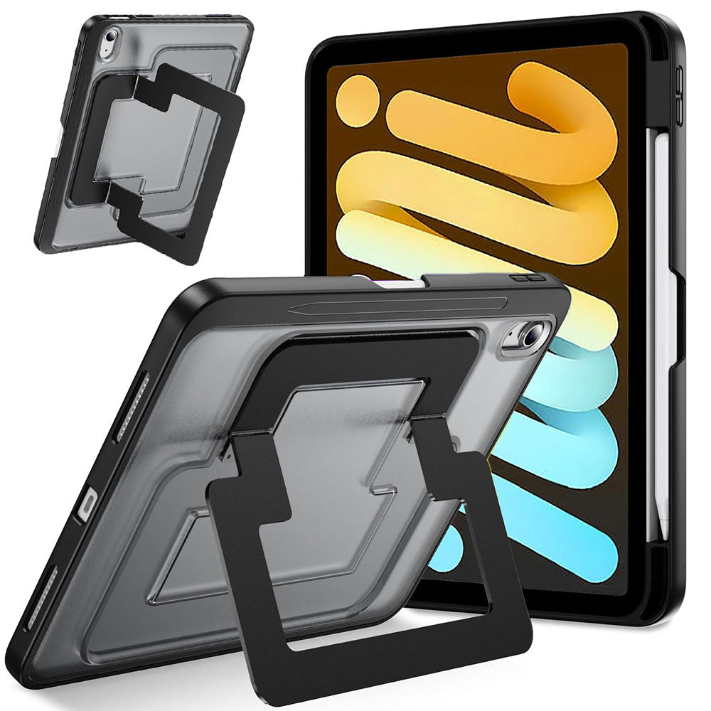 Kickstand Protective Cover for iPad mini 6 iPad 10 iPad Air 4 - Black