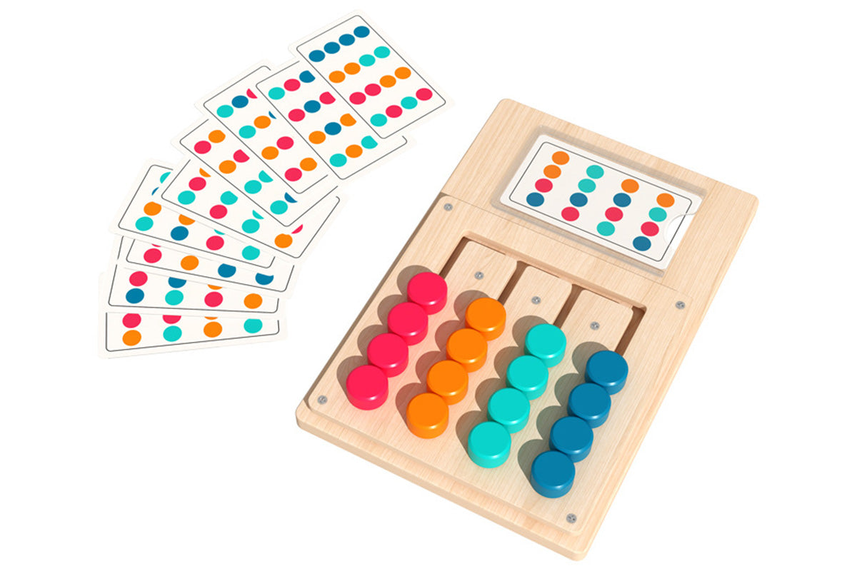 Color Matching Puzzle Toys Montessori Brain Teasers Board Game For boy and girls