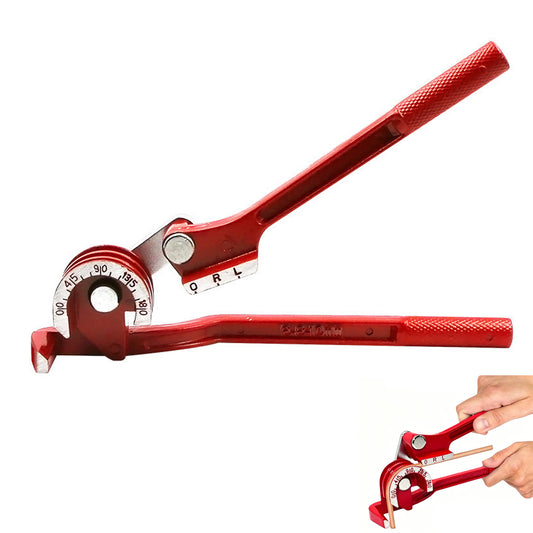 3 in 1 Tube Bender 180 Degree Brake Line Bender for 6 8 10mm Pipe-Red