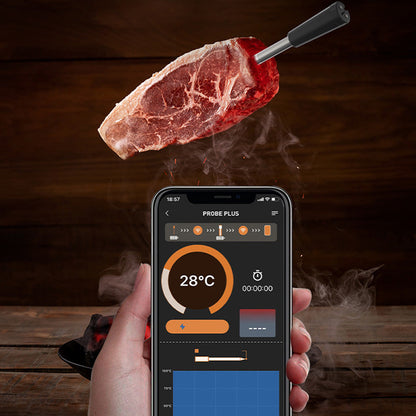 Meat Thermometer Digital Bluetooth Wireless Food Thermometer for Cooking Grilling