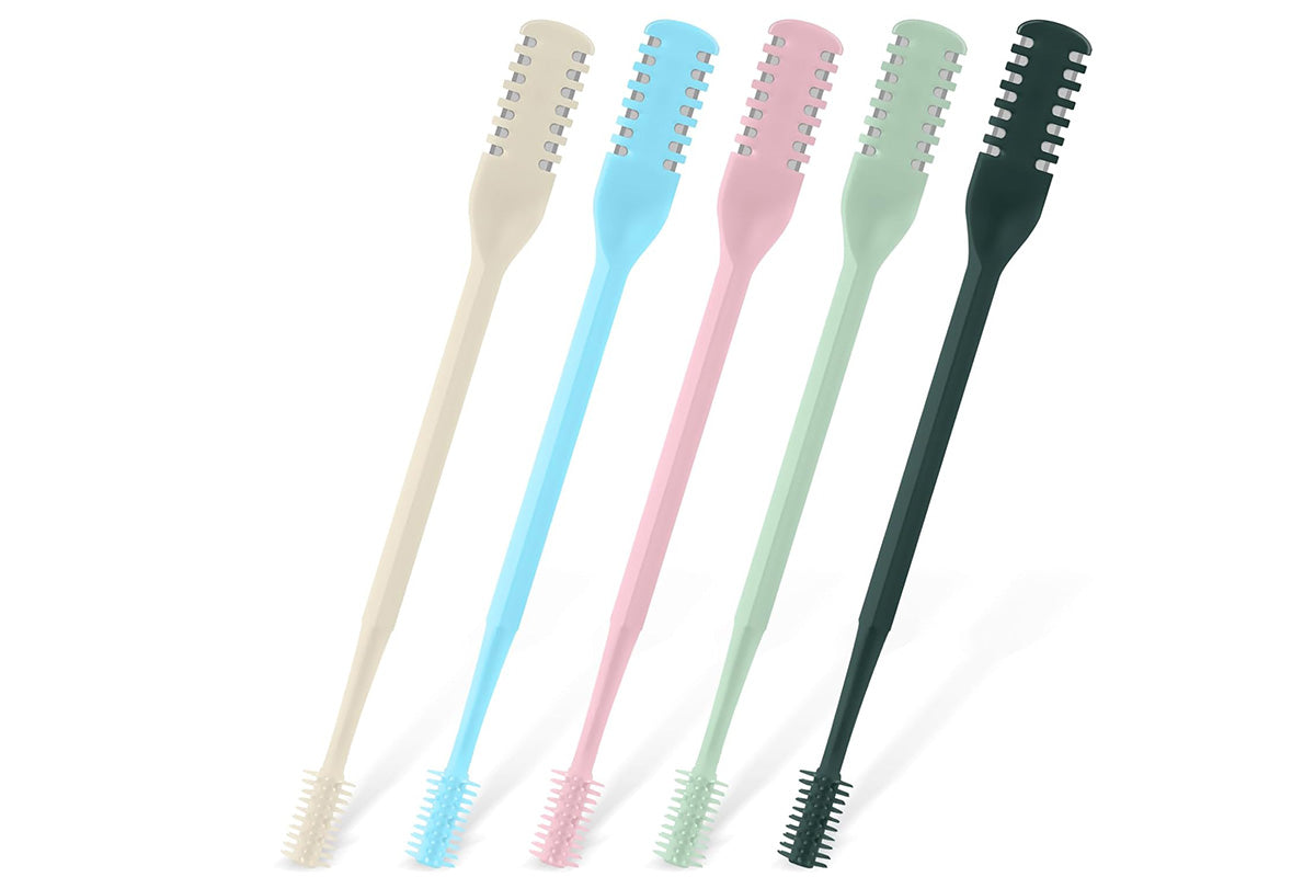 Nose Hair Trimmer for Men Women Double Sided Nose Hair Knife with Nose Picker