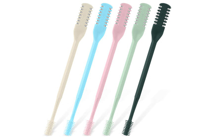 Nose Hair Trimmer for Men Women Double Sided Nose Hair Knife with Nose Picker