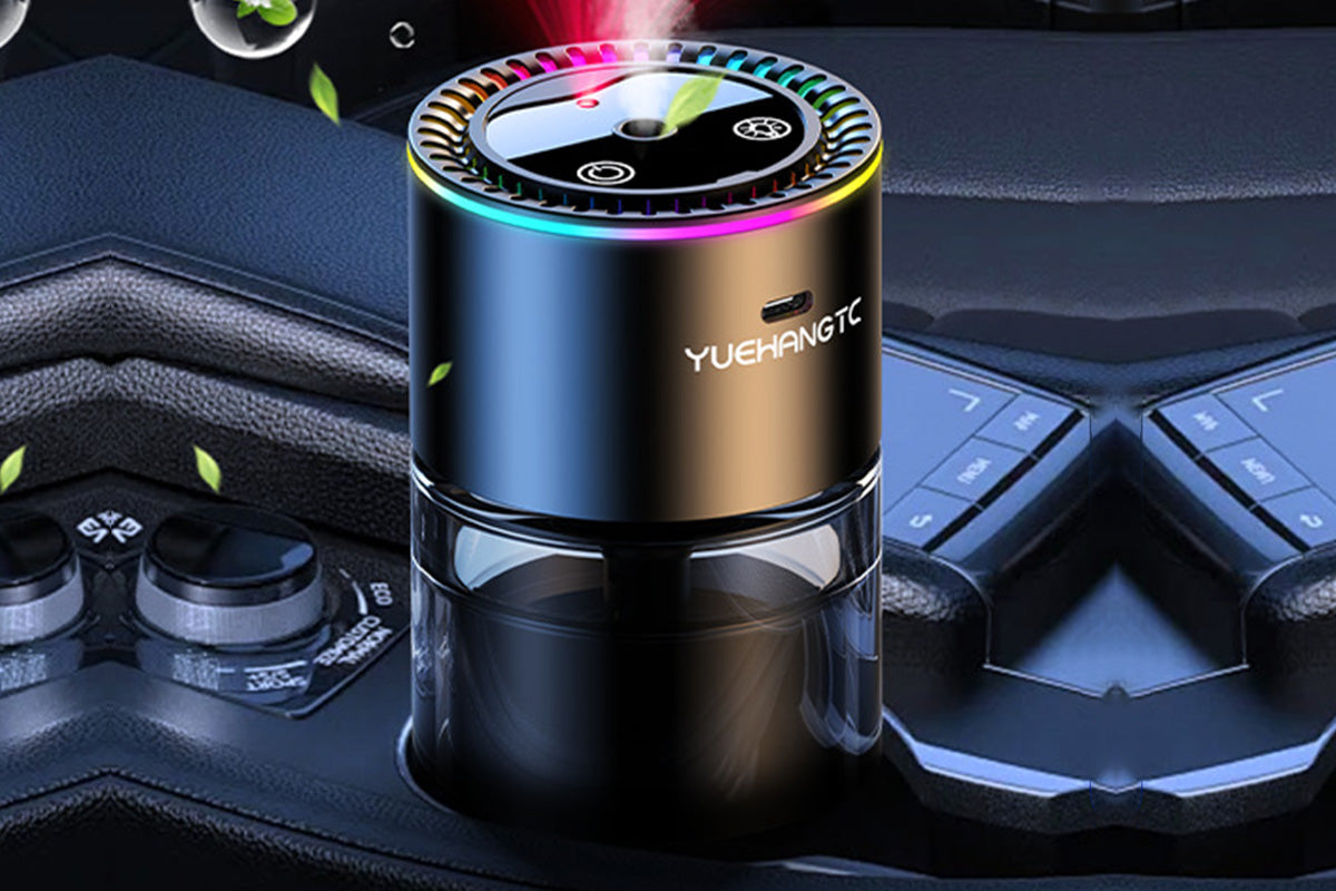 Smart Car Air Freshener Car Diffuser With 3 Modes And Lights For Cars Bedrooms Office