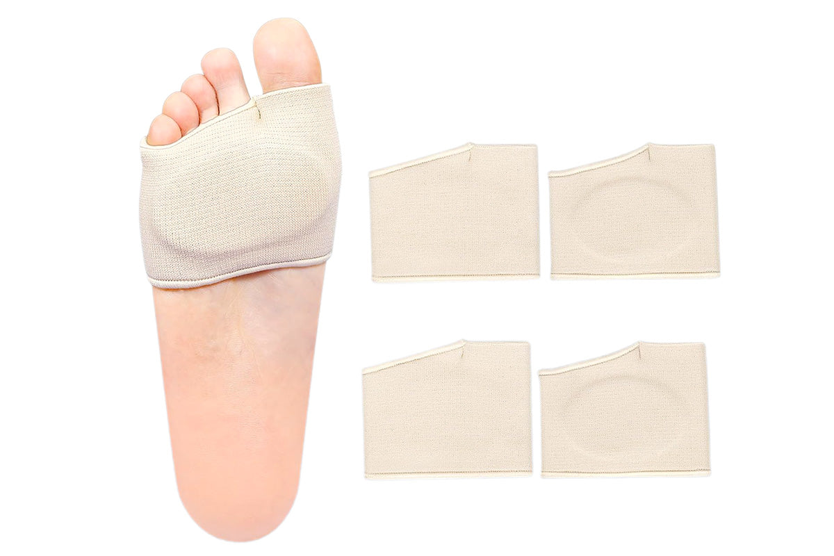 1?Pair?Forefoot?Cushion?Pads?Ball?of?Foot?Metatarsal?Sleeve?Toe?Gel?for?Pain?Relief?Sore