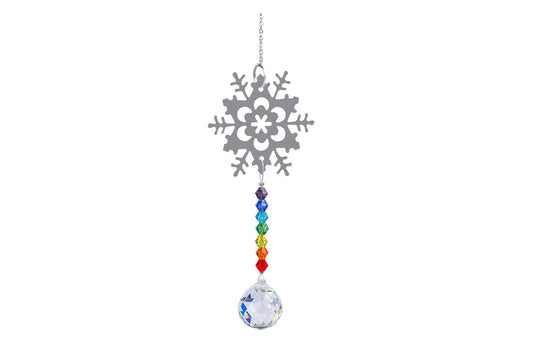 Hanging Chandelier Crystals Prisms for Window Suncatchers Rainbow Maker-snowflake